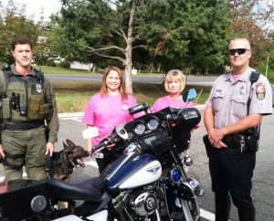 Officers in Pink- Breast Cancer Awareness Month