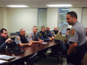 Officers and troopers were briefed at the FCPD Operations Support Bureau prior to the enforcement/education effort.