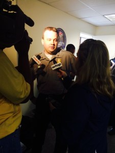 Class participants expressed their impressions to members of the news media, who were invited to the opening exercise.