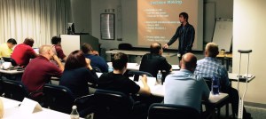 Students learn from CSB program staff personnel,  Matt Ricker, MS.