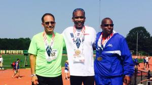 MPO Charles Edwards won a gold for hurdles.