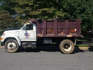 This truck believed to have been involved in neighborhood paving scams. 