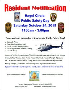 Public Safety Day at Hagel Circle Community