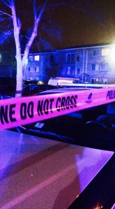 Apartment where shooting took place.