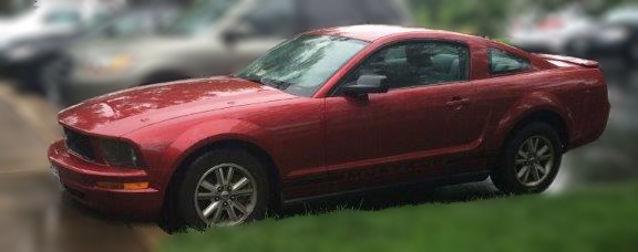 062316 Target Suspect's mustang