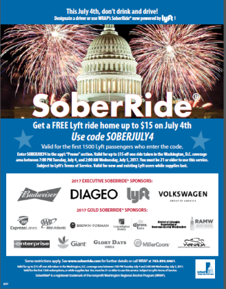 Sober Ride July 4 English